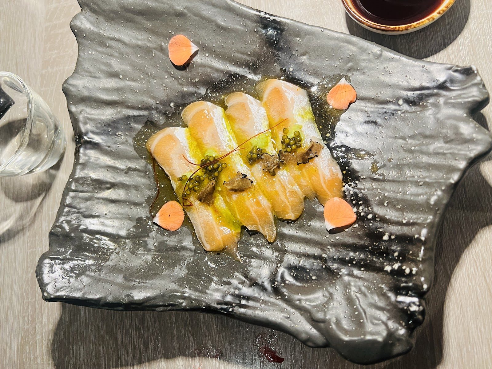 Seared nigiri at Yume Sushi in East Falls Church